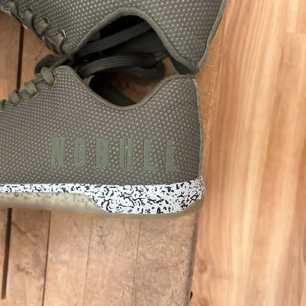 NOBULL Olive Green Knit Training Sneakers